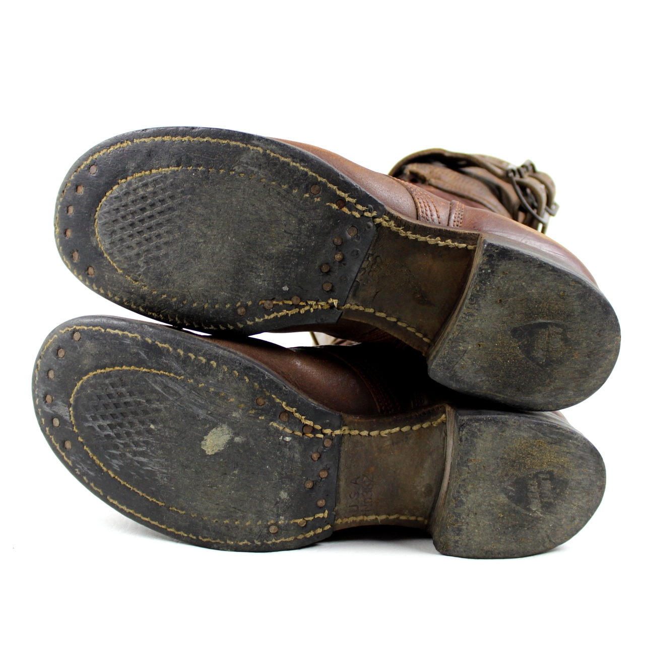 Early M43 double buckle boots w/ toe cap - 8 1/2 E