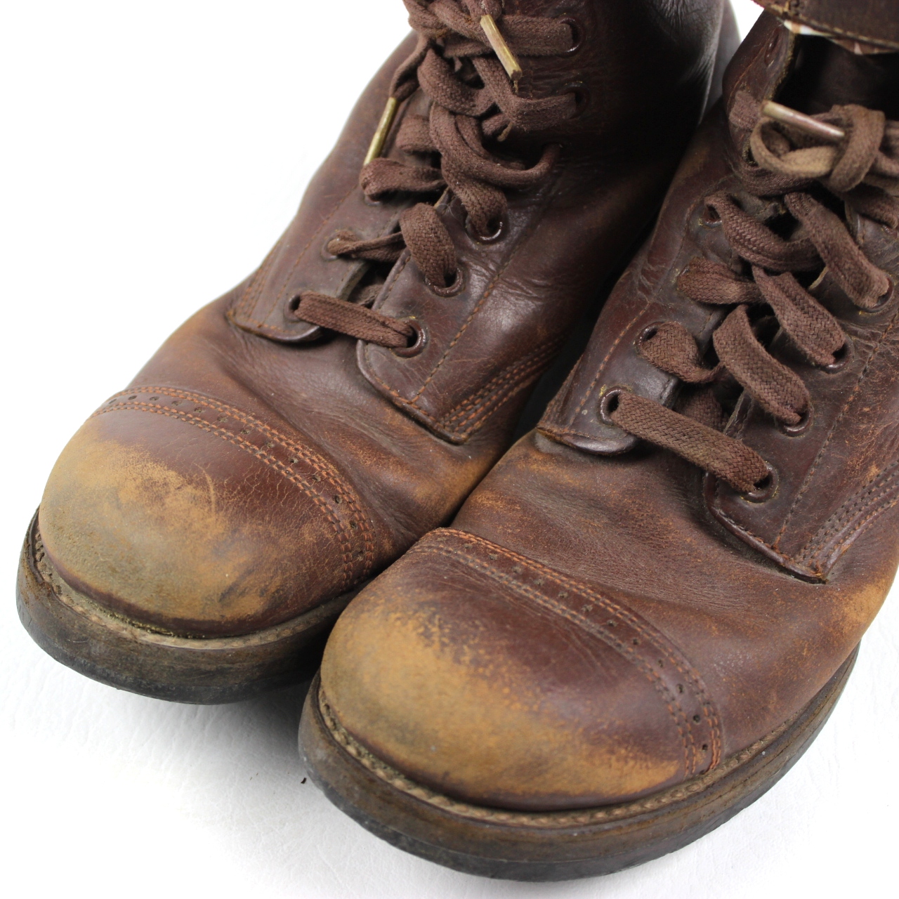 Early M43 double buckle boots w/ toe cap - 8 1/2 E
