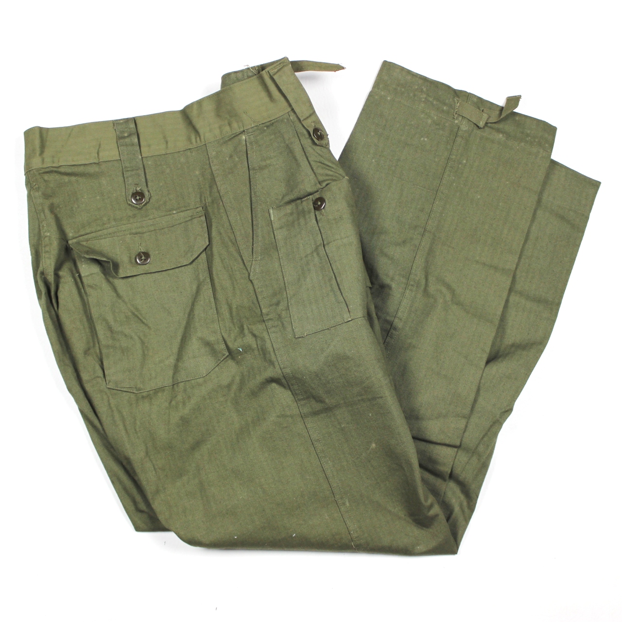 Scarce HBT Jungle trousers - British War Aid type - W34 L34