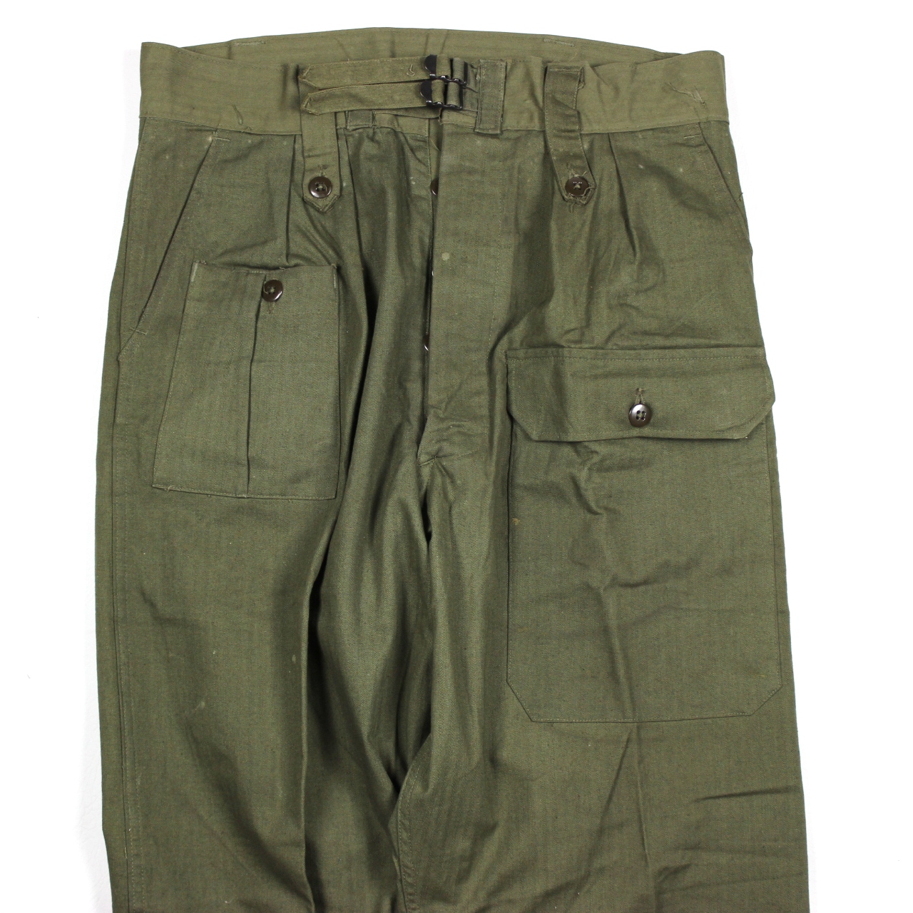 Scarce HBT Jungle trousers - British War Aid type - W34 L34