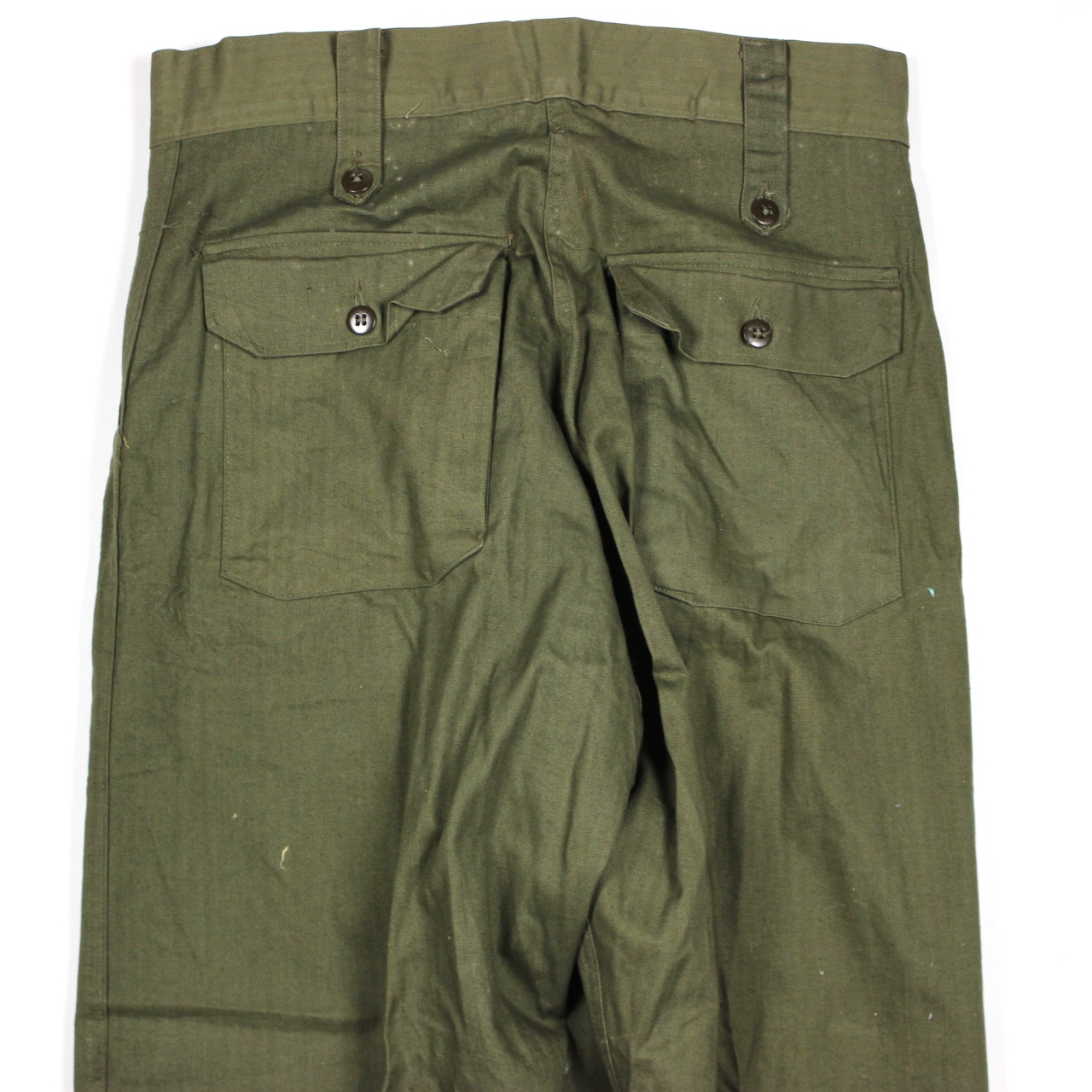 Scarce HBT Jungle trousers - British War Aid type - W34 L34
