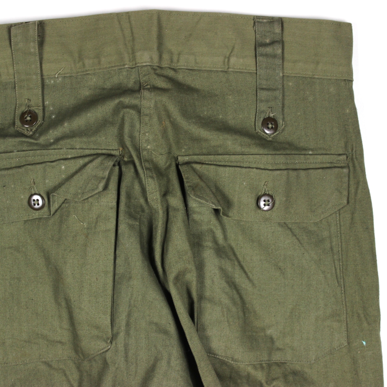 Scarce HBT Jungle trousers - British War Aid type - W34 L34