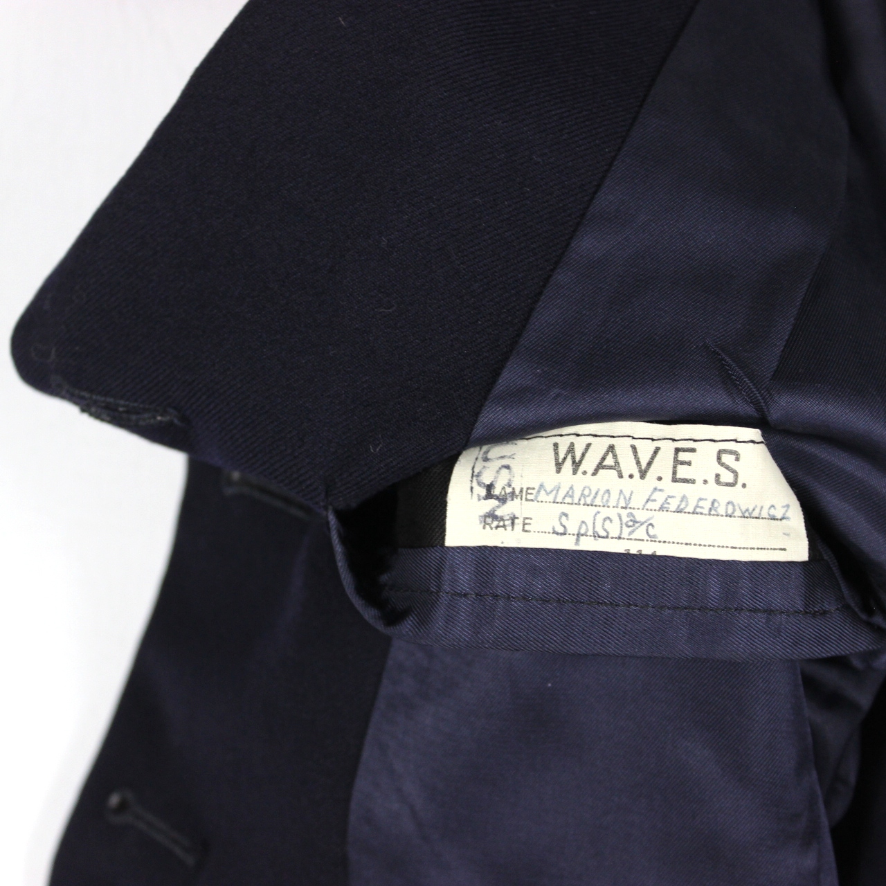 US Navy WAVES blue dress uniform