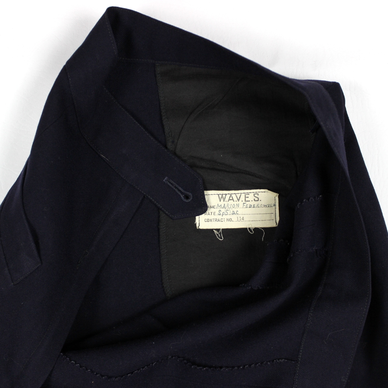 US Navy WAVES blue dress uniform
