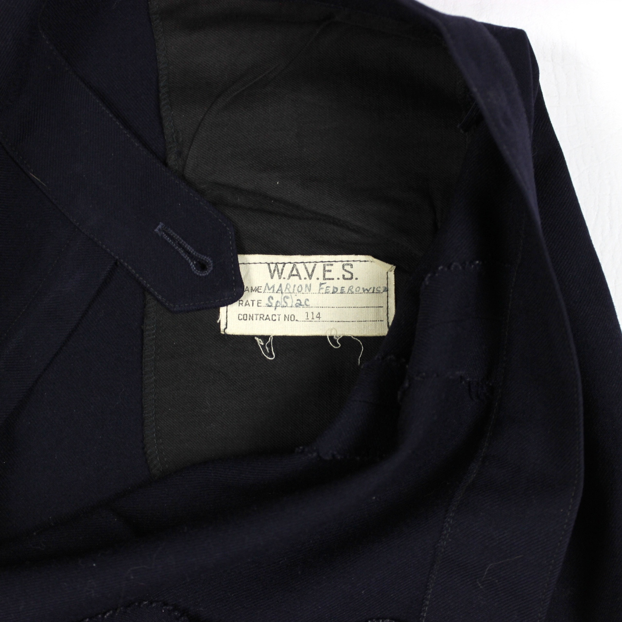 US Navy WAVES blue dress uniform