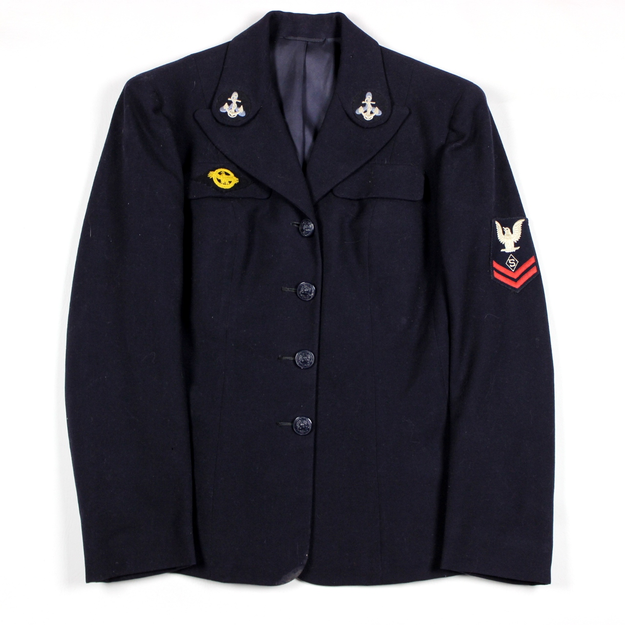 US Navy WAVES blue dress uniform