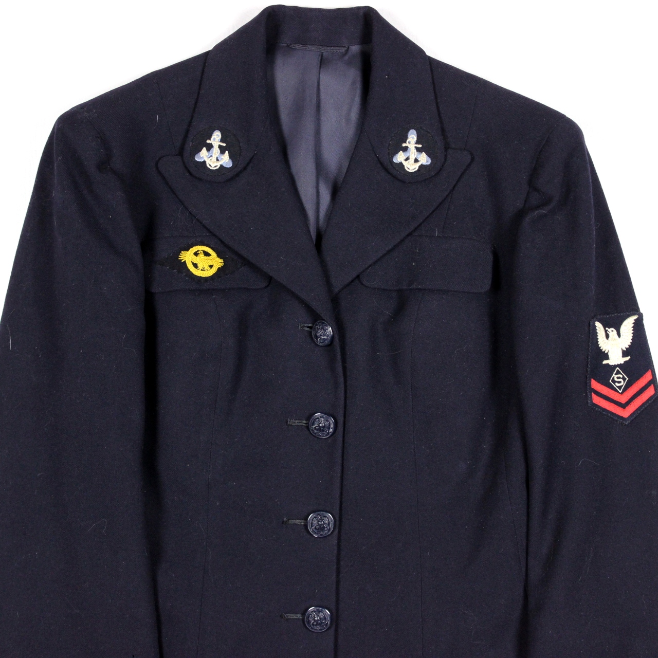 US Navy WAVES blue dress uniform