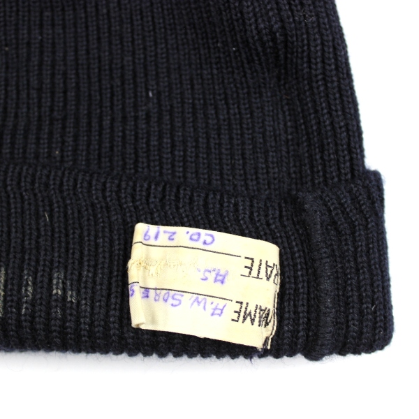 44th Collectors Avenue - US Navy dark blue knitted wool watch cap