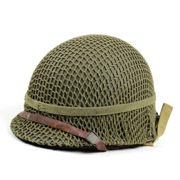 FS FB M1 helmet w/ Seaman liner and late war net