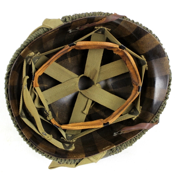 FS FB M1 helmet w/ Seaman liner and late war net