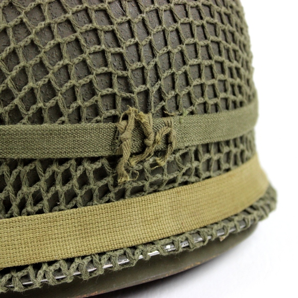 FS FB M1 helmet w/ Seaman liner and late war net