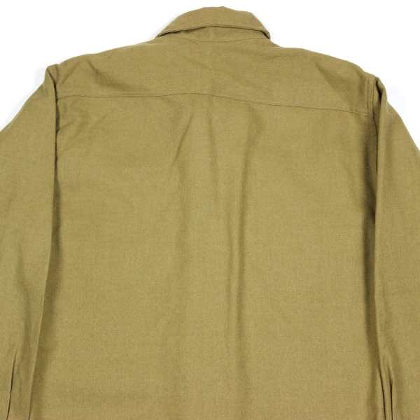 USMC brown wool service shirt