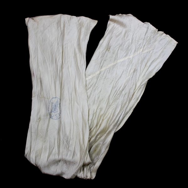 Scarce US Navy aviator silk scarf