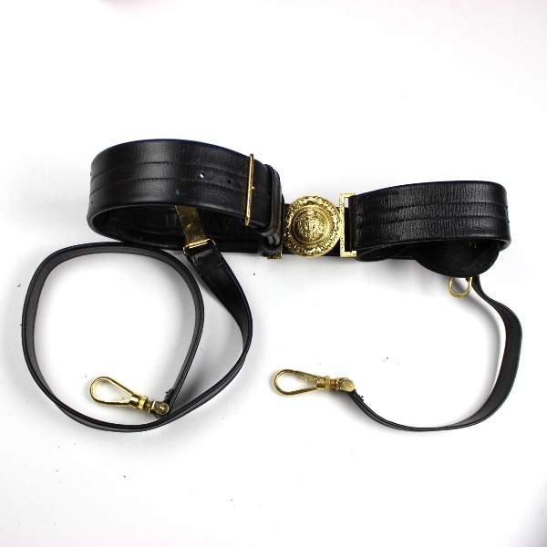 US Coast Guard officer sword belt w/ box