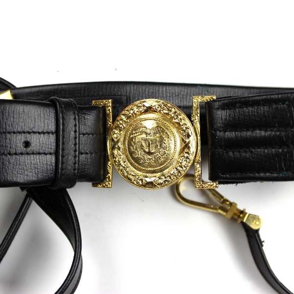 US Coast Guard officer sword belt w/ box