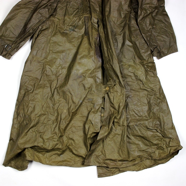 Pre-WWII US Army resin-coated raincoat