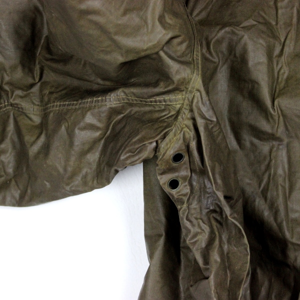 Pre-WWII US Army resin-coated raincoat