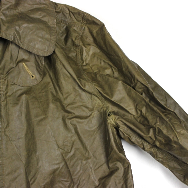 Pre-WWII US Army resin-coated raincoat
