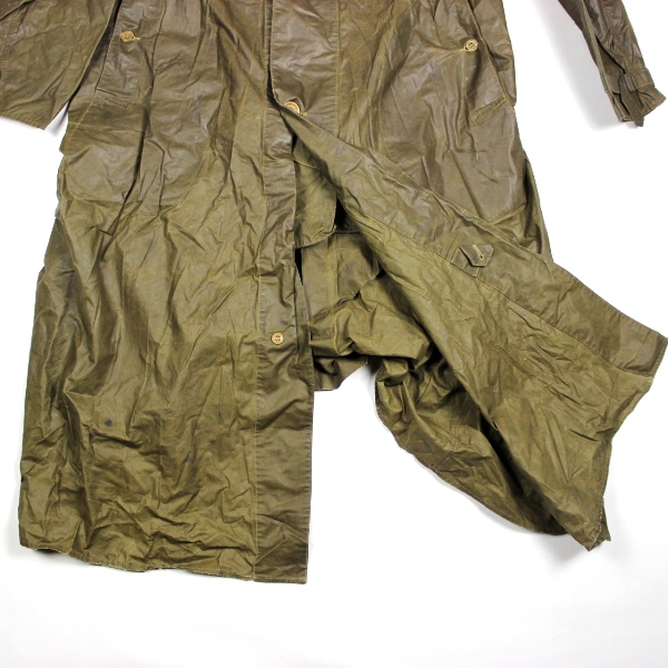 Pre-WWII US Army resin-coated raincoat