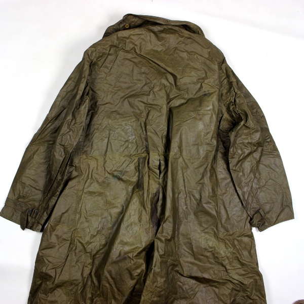 Pre-WWII US Army resin-coated raincoat