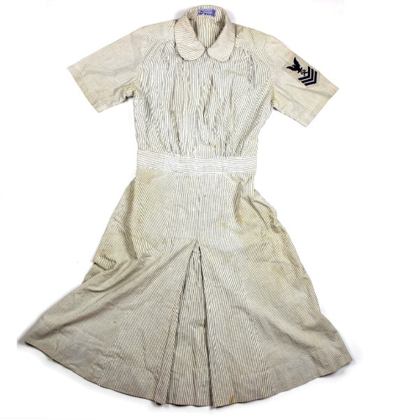 US Navy Waves seersucker dress - 3rd class P.O. storekeeper