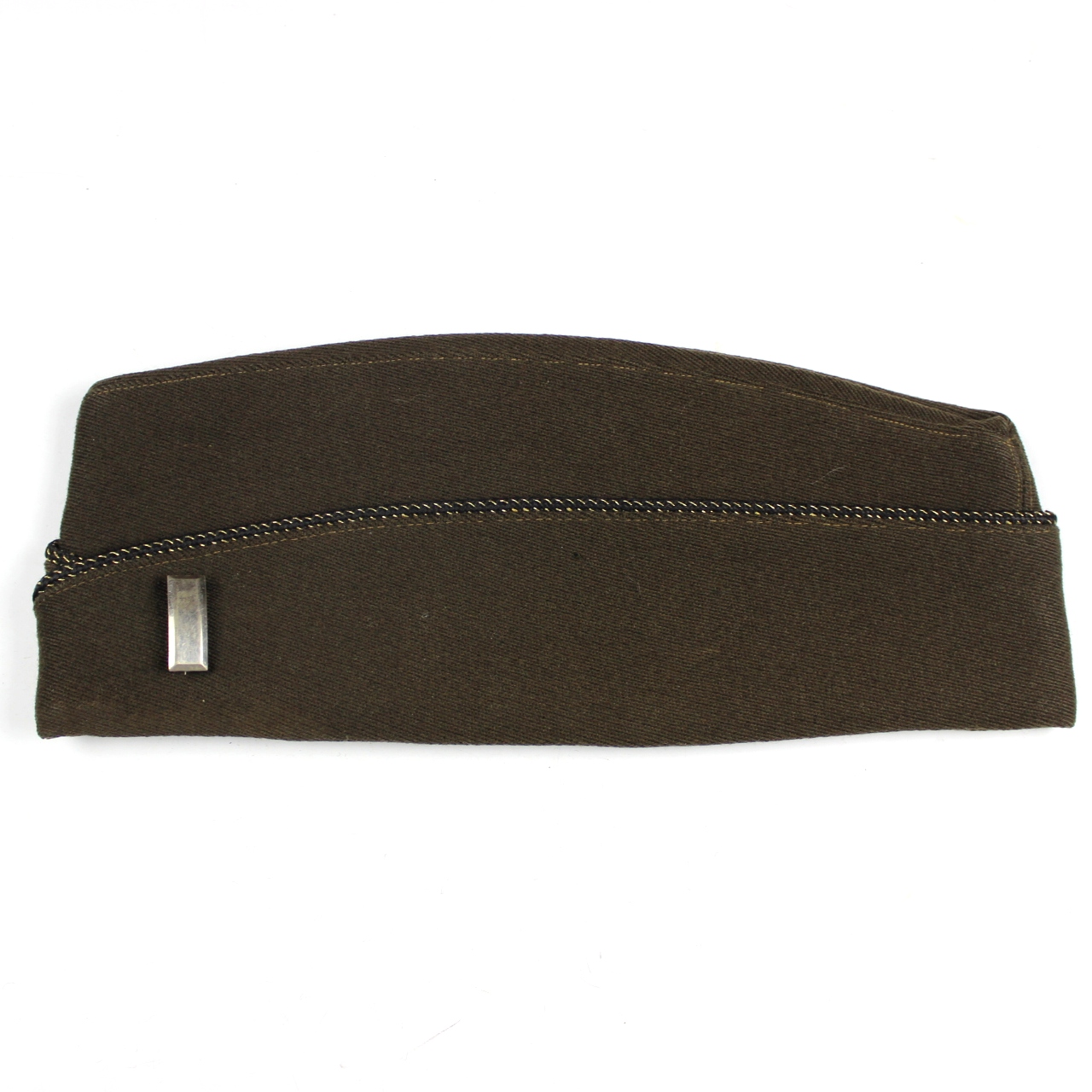 US Army officers OD wool gabardine garrison cap - Lt