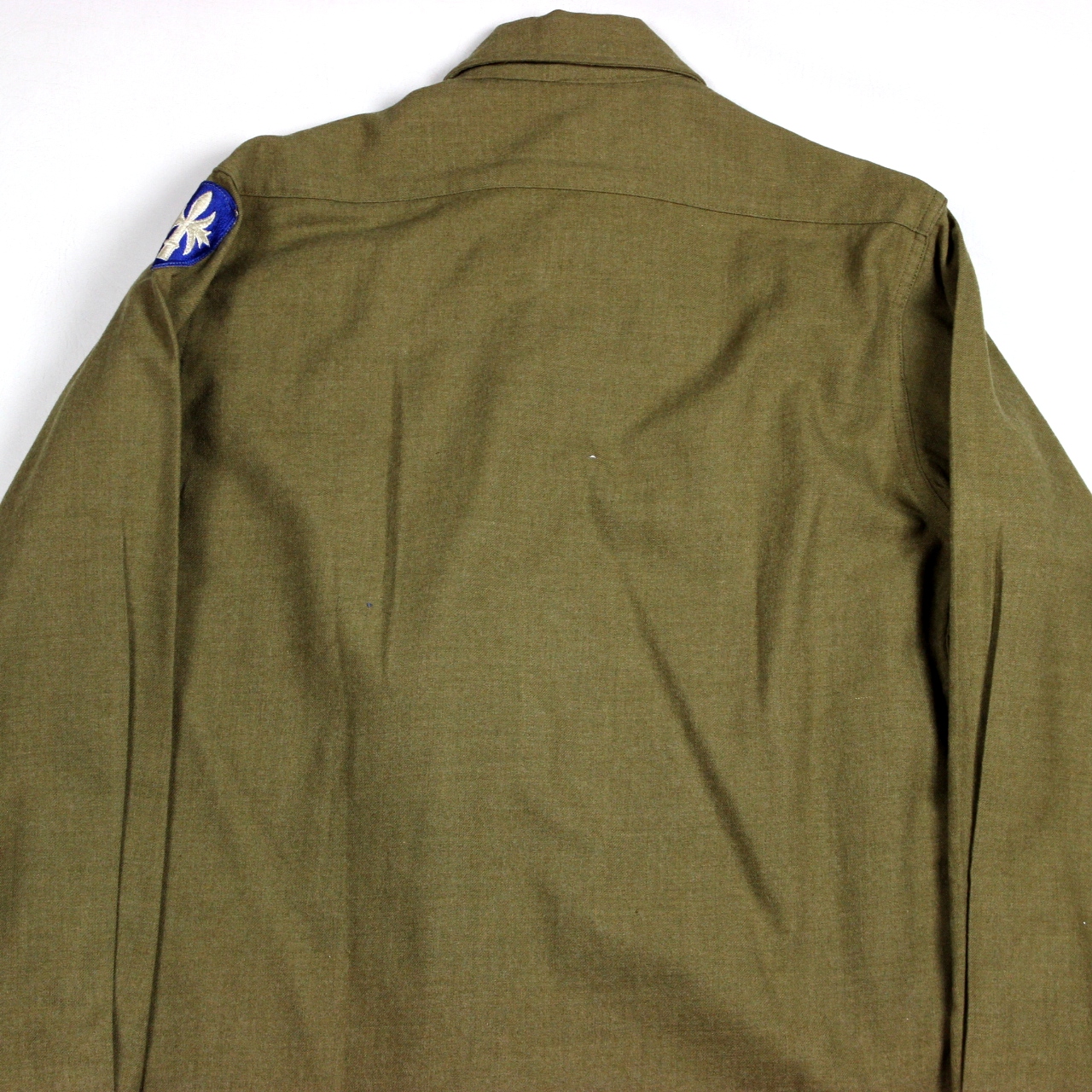 US Army wool flannel service shirt - 65th Infantry Div.