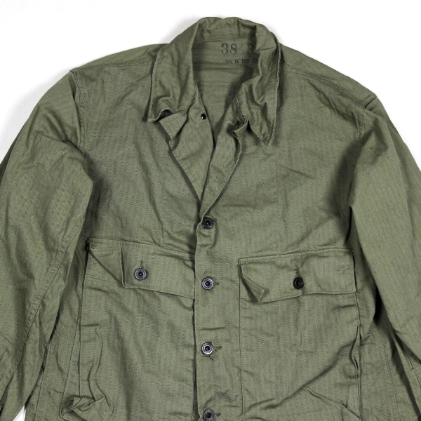 44th Collectors Avenue - US Navy HBT fatigue jacket - 38R Mint