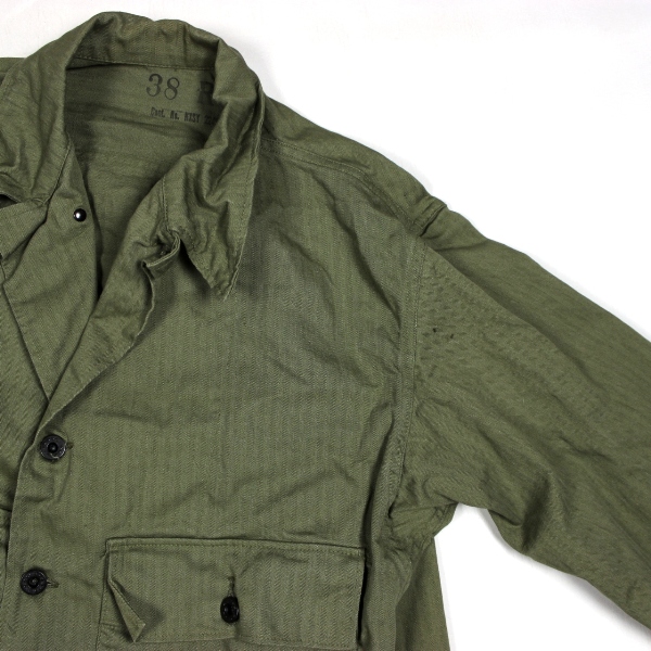 US Navy HBT fatigue jacket - 38R Mint