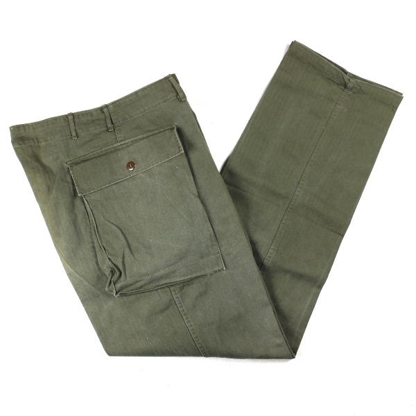 Scarce US Army 1st pattern HBT fatigue trousers