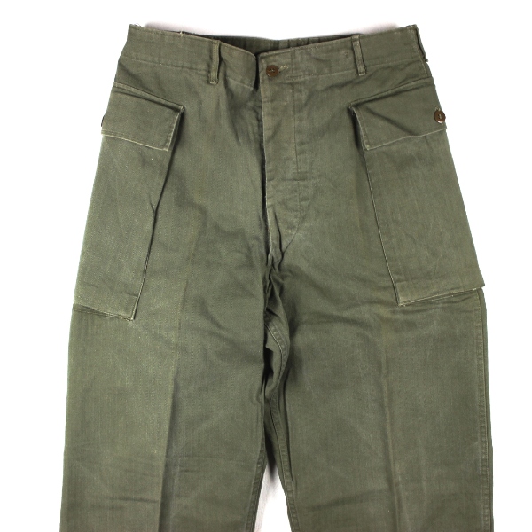 Scarce US Army 1st pattern HBT fatigue trousers