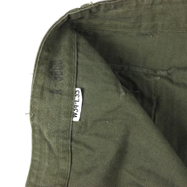 Scarce US Army 1st pattern HBT fatigue trousers