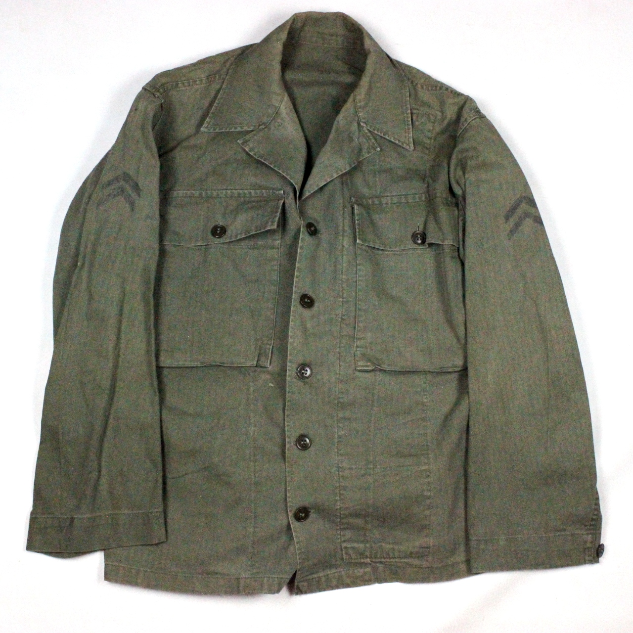 US Army 2nd pattern HBT shirt - Corporal rank