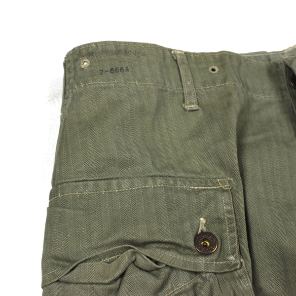 Scarce USMC P44 HBT 'Monkey' trousers