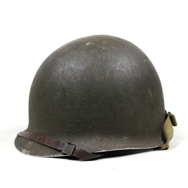 Salty front seam, fixed bales M1 helmet w/ liner