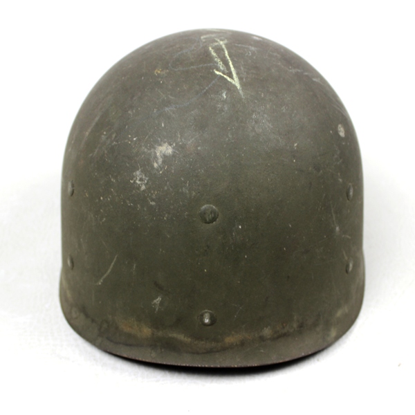 Salty front seam, fixed bales M1 helmet w/ liner