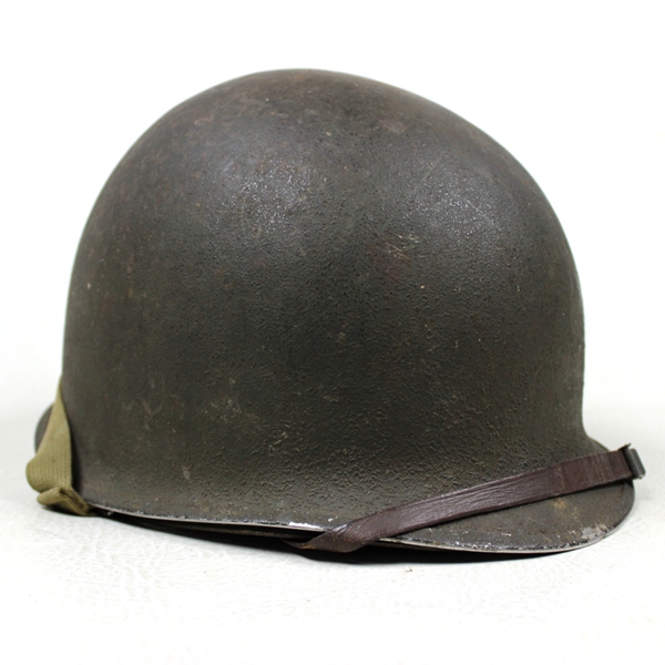 Salty front seam, fixed bales M1 helmet w/ liner