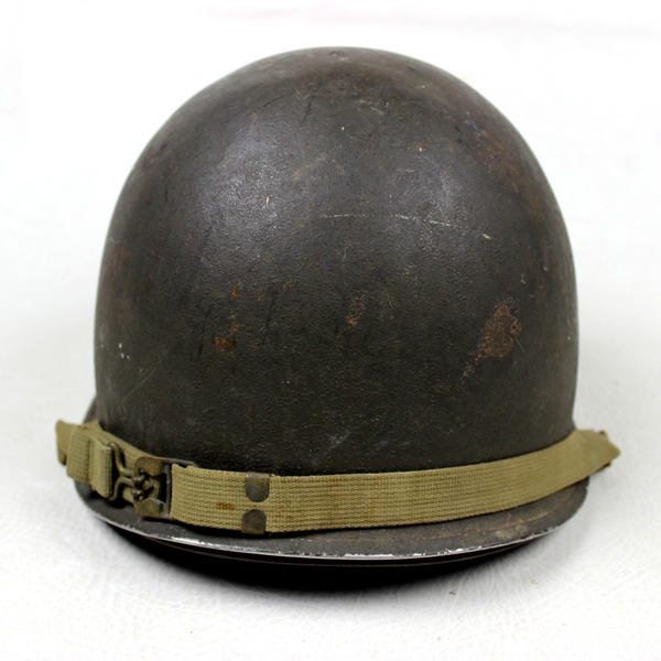 Salty front seam, fixed bales M1 helmet w/ liner