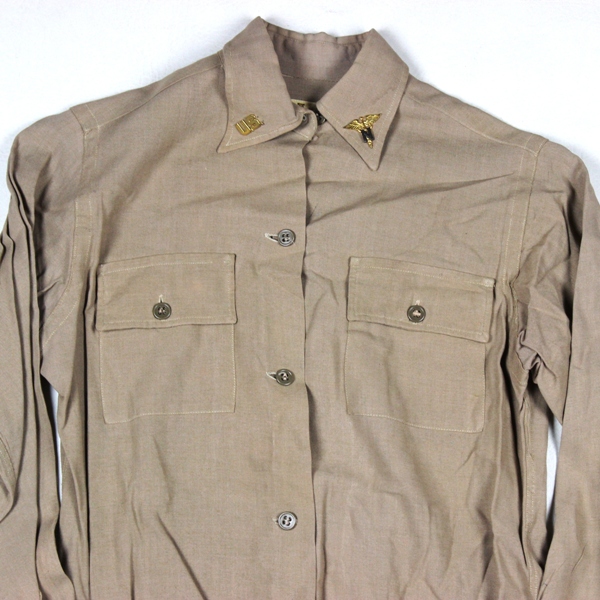  Army Nurse Corps officer khaki dress shirt