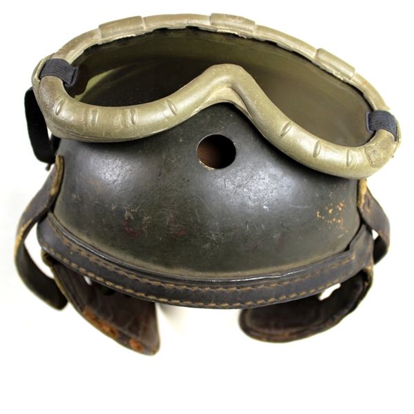 M1938 Tanker helmet w/ 1021 GP goggles