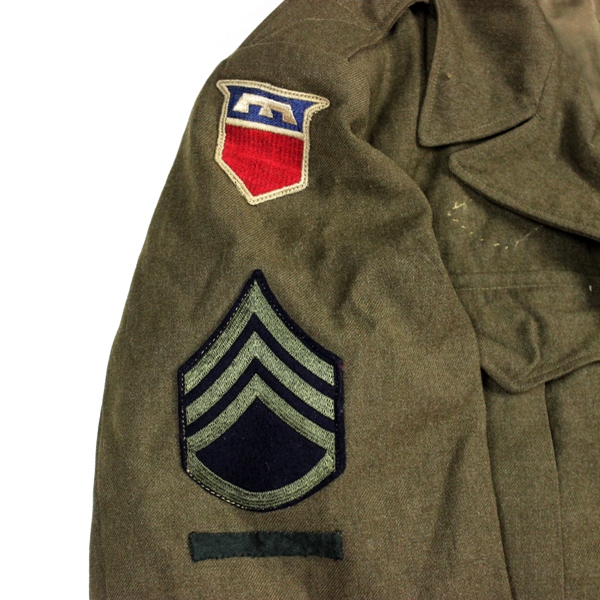 Enlisted man Ike dress jacket - 90th ID / 76th ID