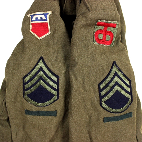 Enlisted man Ike dress jacket - 90th ID / 76th ID
