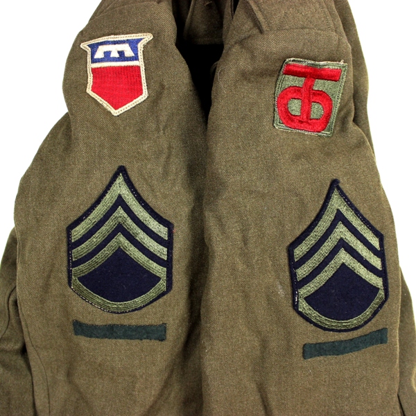 Enlisted man Ike dress jacket - 90th ID / 76th ID