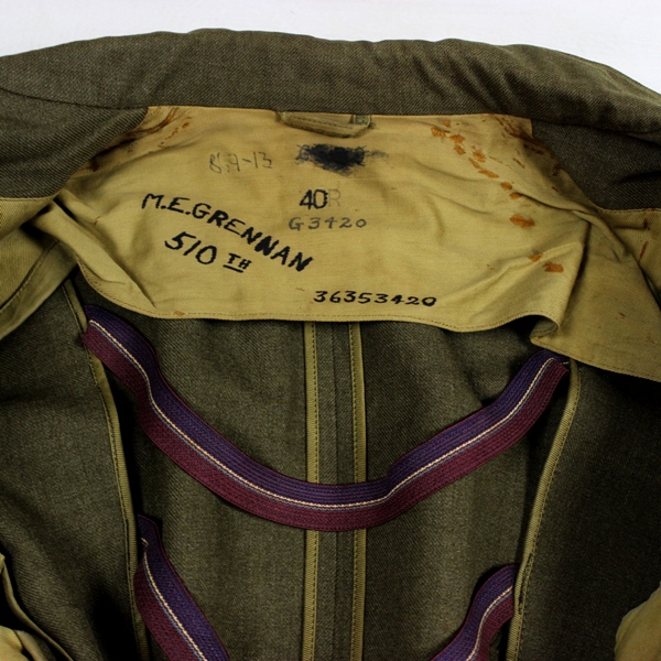 Enlisted man dress jacket - 351st BG / 510th BS / 8th AF