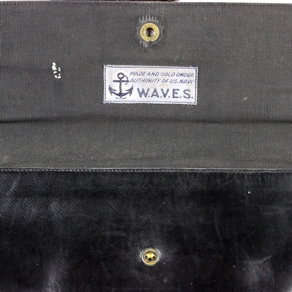 Scarce US Navy Waves leather purse