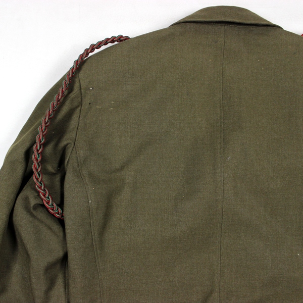 EM Ike dress jacket, side cap dog tag - 82nd Airborne Division