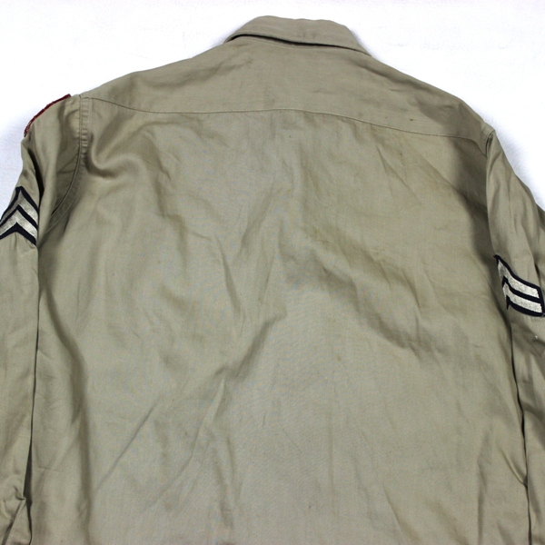 EM Ike dress jacket, side cap dog tag - 82nd Airborne Division