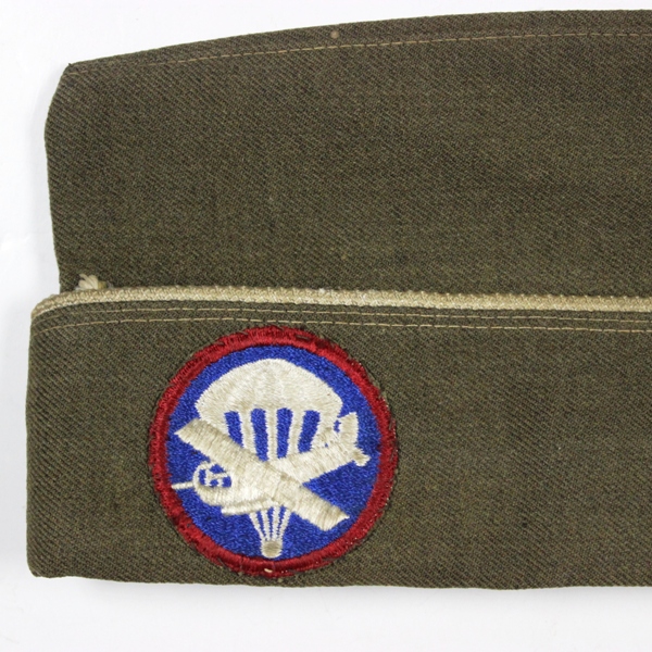 EM Ike dress jacket, side cap dog tag - 82nd Airborne Division