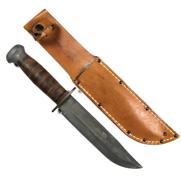 PAL RH 36 Fighting Knife w/ leather sheath - Mint