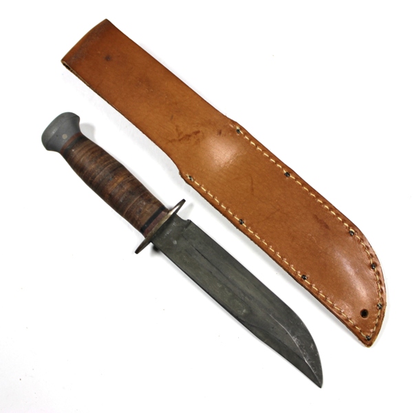 PAL RH 36 Fighting Knife w/ leather sheath - Mint